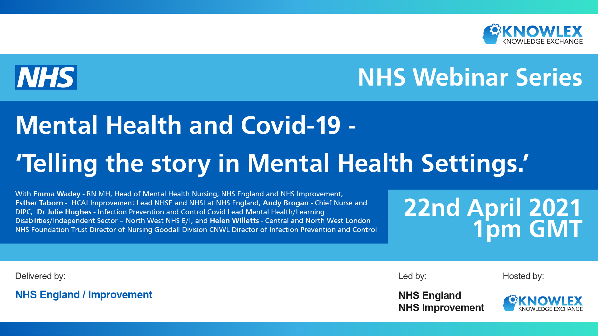 Knowlex Webinar - Mental and Health & Covid-19
